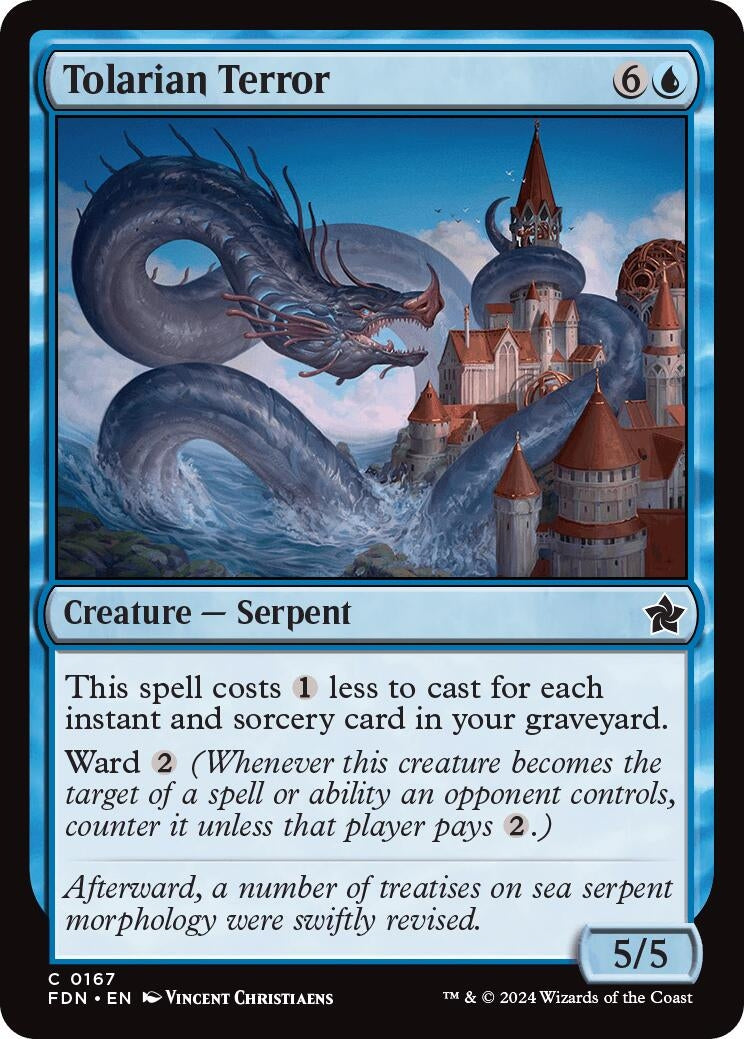 Tolarian Terror (167) [FDN] - MTG Single