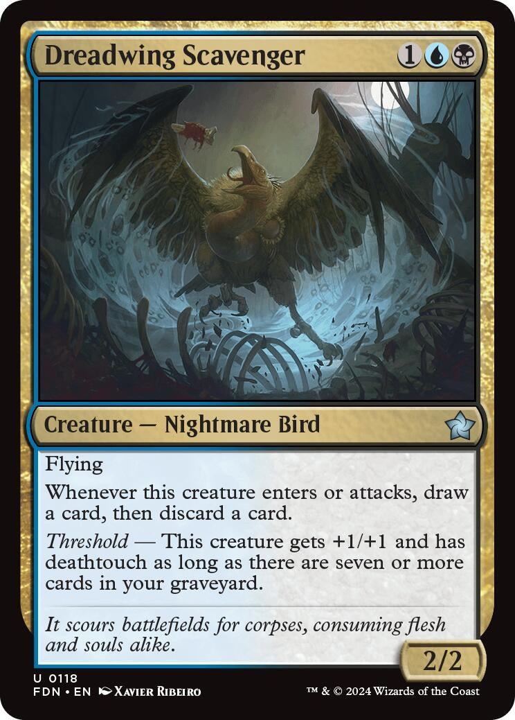 Dreadwing Scavenger (118) [FDN] - MTG Single