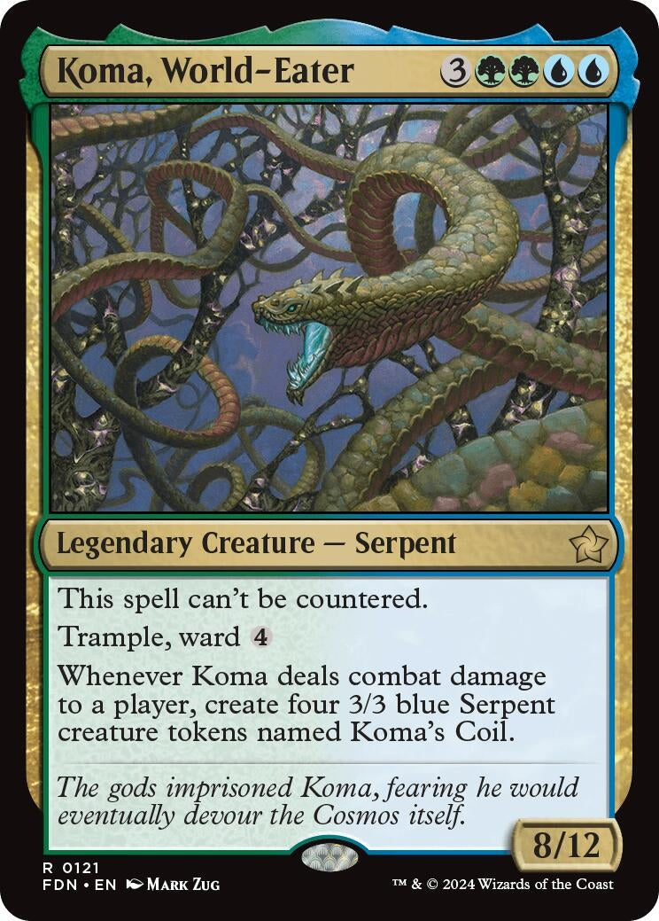 Koma World-Eater (121) [FDN] - MTG Single