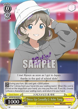 Dress Up Casually Keke Tang (109020) [SIF] - Weiss Schwarz Single