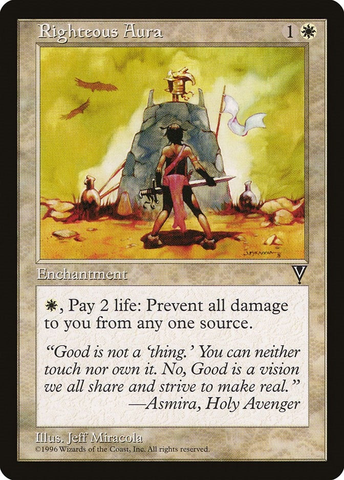 Righteous Aura [VIS] - MTG Single