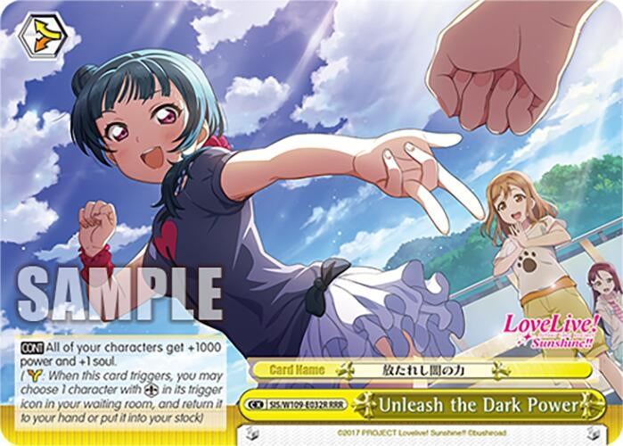 Unleash the Dark Powe (RRR)R (109032) [SIF] - Weiss Schwarz Single