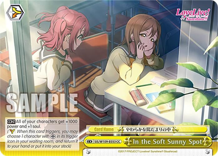 In the Soft Sunny Spot (109033) [SIF] - Weiss Schwarz Single