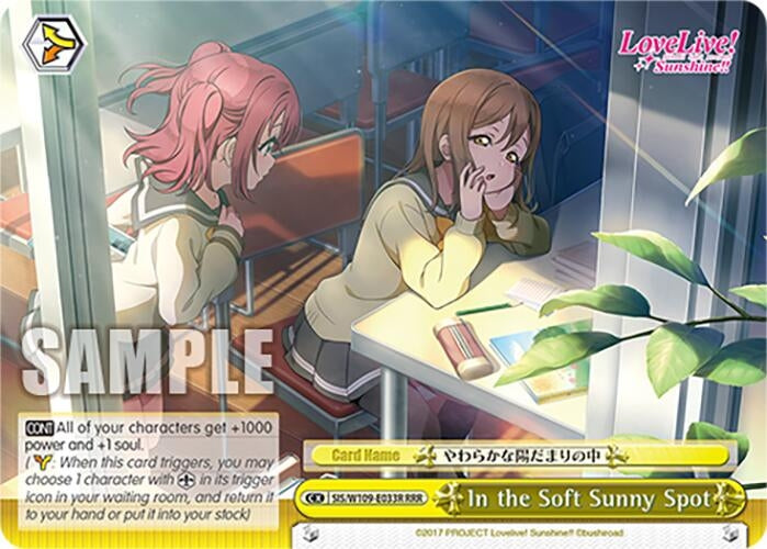 In the Soft Sunny Spot (RRR) (109033) [SIF] - Weiss Schwarz Single