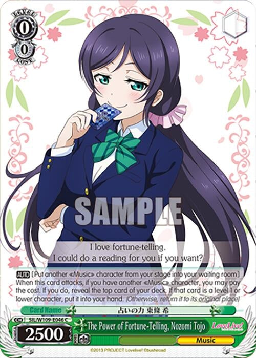 The Power of Fortune-Telling Nozomi Tojo (109046) [SIF] - Weiss Schwarz Single