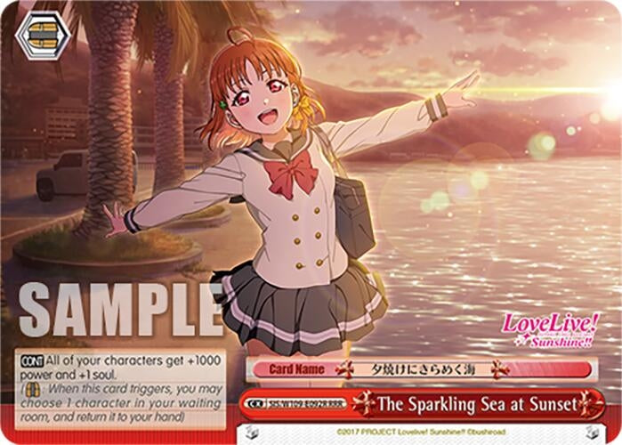 The Sparkling Sea at Sunset (RRR) (109092) [SIF] - Weiss Schwarz Single