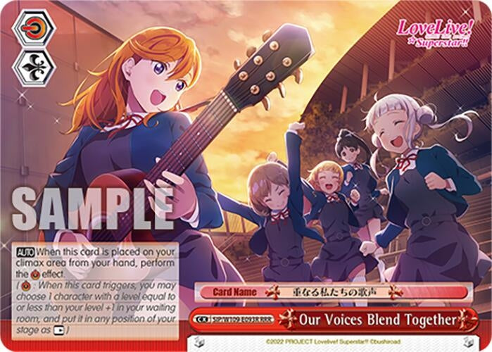 Our Voices Blend Together (RRR) (109093) [SIF] - Weiss Schwarz Single