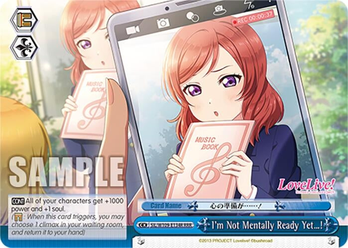 I’m Not Mentally Ready Yet! (RRR) (109134) [SIF] - Weiss Schwarz Single