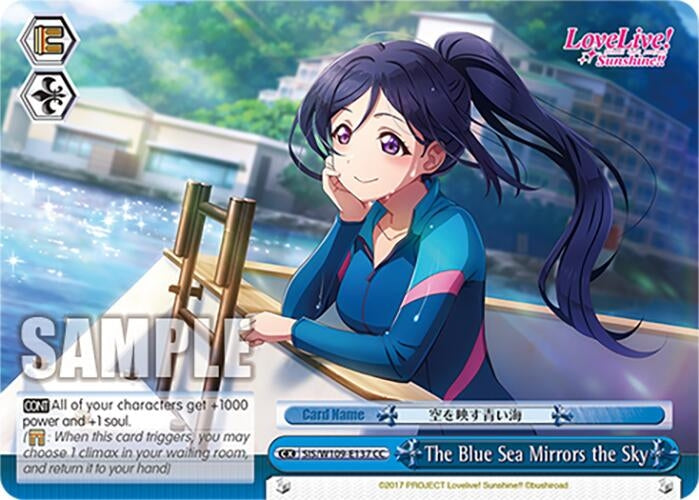 The Blue Sea Mirrors the Sky (109137) [SIF] - Weiss Schwarz Single