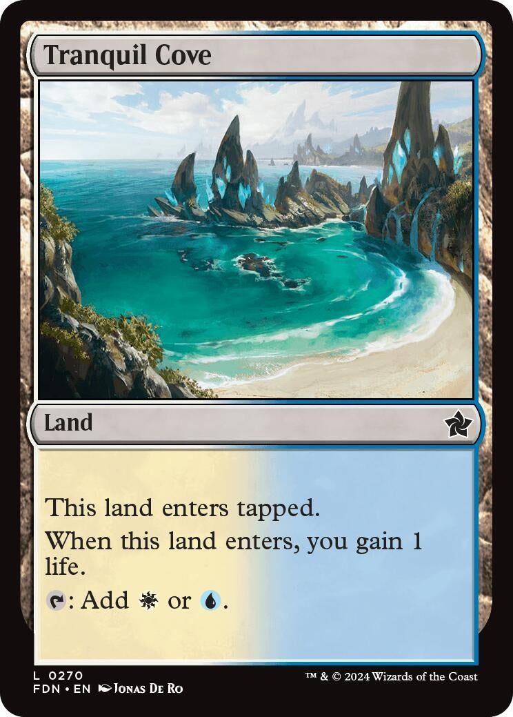 Tranquil Cove (270) [FDN] - MTG Single