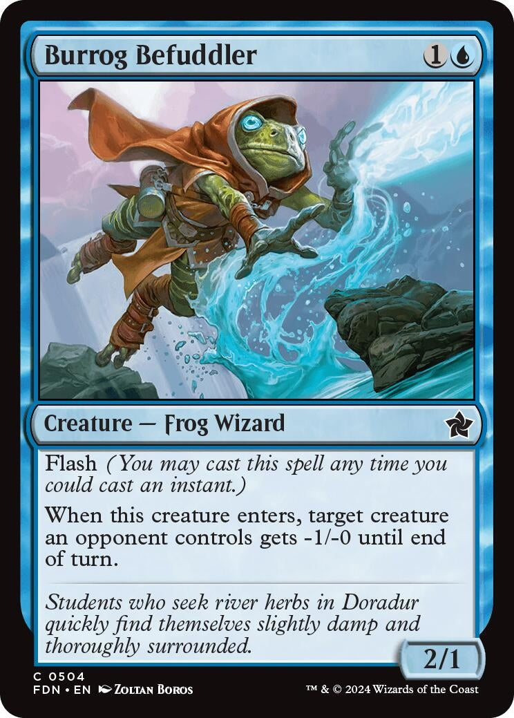 Burrog Befuddler (504) [FDN] - MTG Single