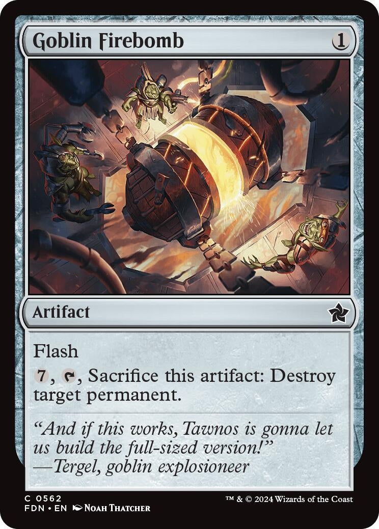 Goblin Firebomb (562) [FDN] - MTG Single