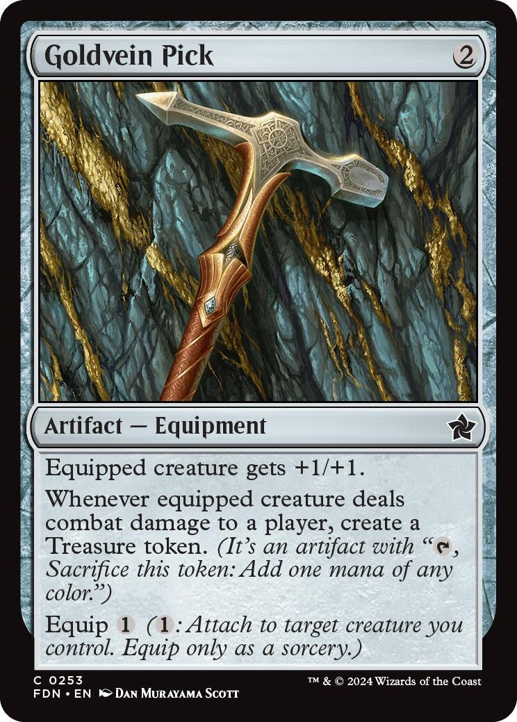 Goldvein Pick (253) [FDN] - MTG Single