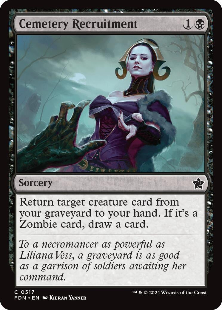 Cemetery Recruitment (517) [FDN] - MTG Single