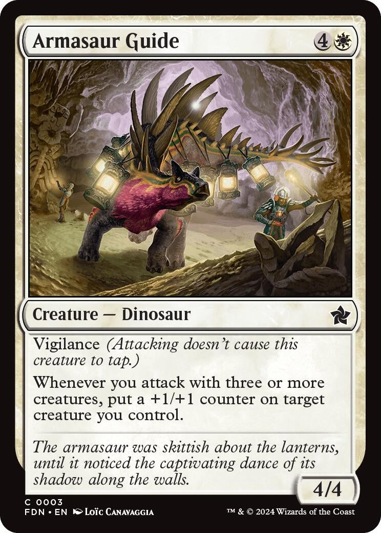 Armasaur Guide (3) [FDN] - MTG Single