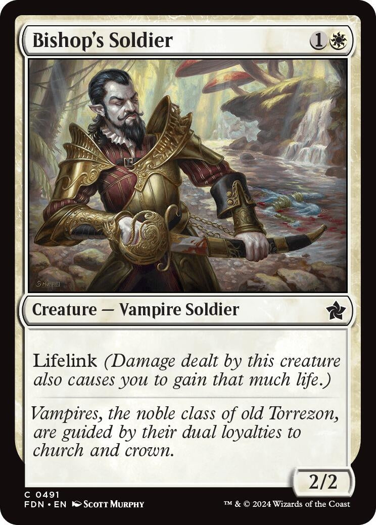 Bishop’s Soldier (491) [FDN] - MTG Single