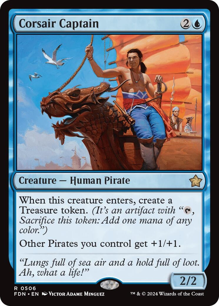 Corsair Captain (506) [FDN] - MTG Single