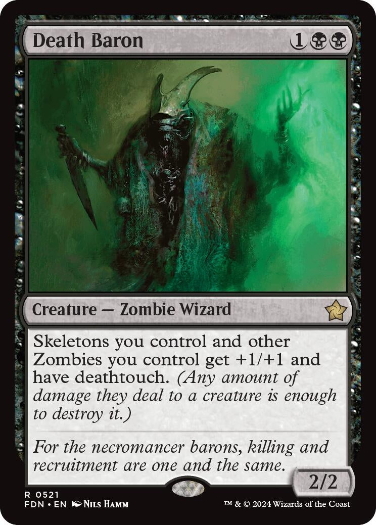 Death Baron (521) [FDN] - MTG Single