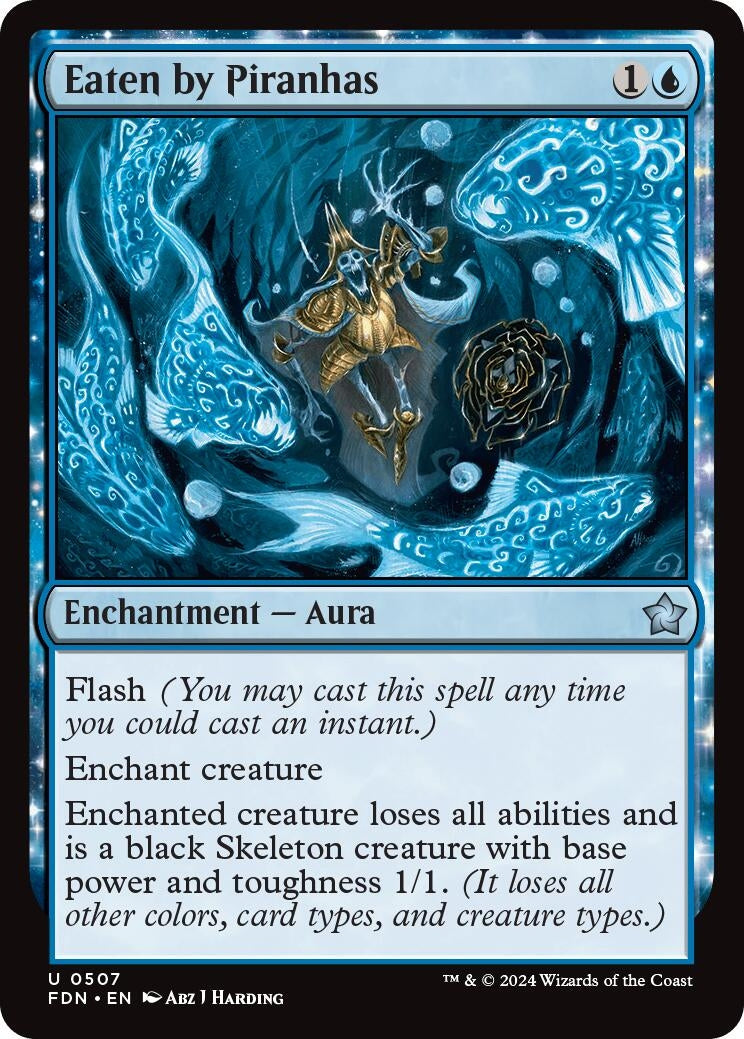 Eaten by Piranhas (507) [FDN] - MTG Single