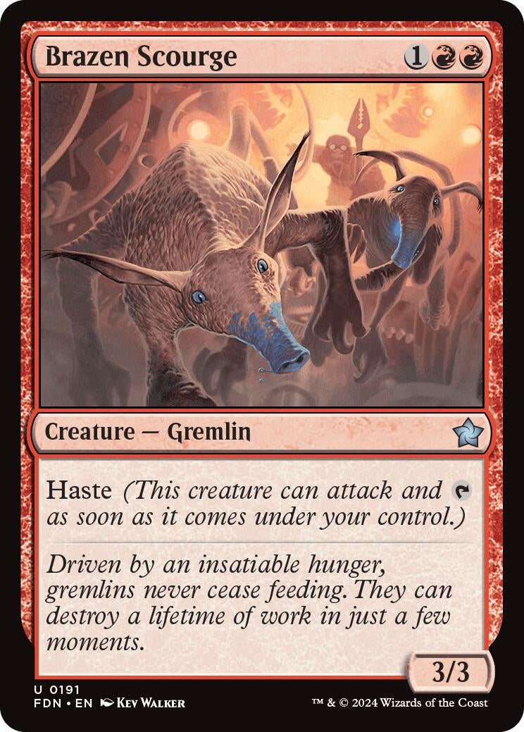 Brazen Scourge (191) [FDN] - MTG Single