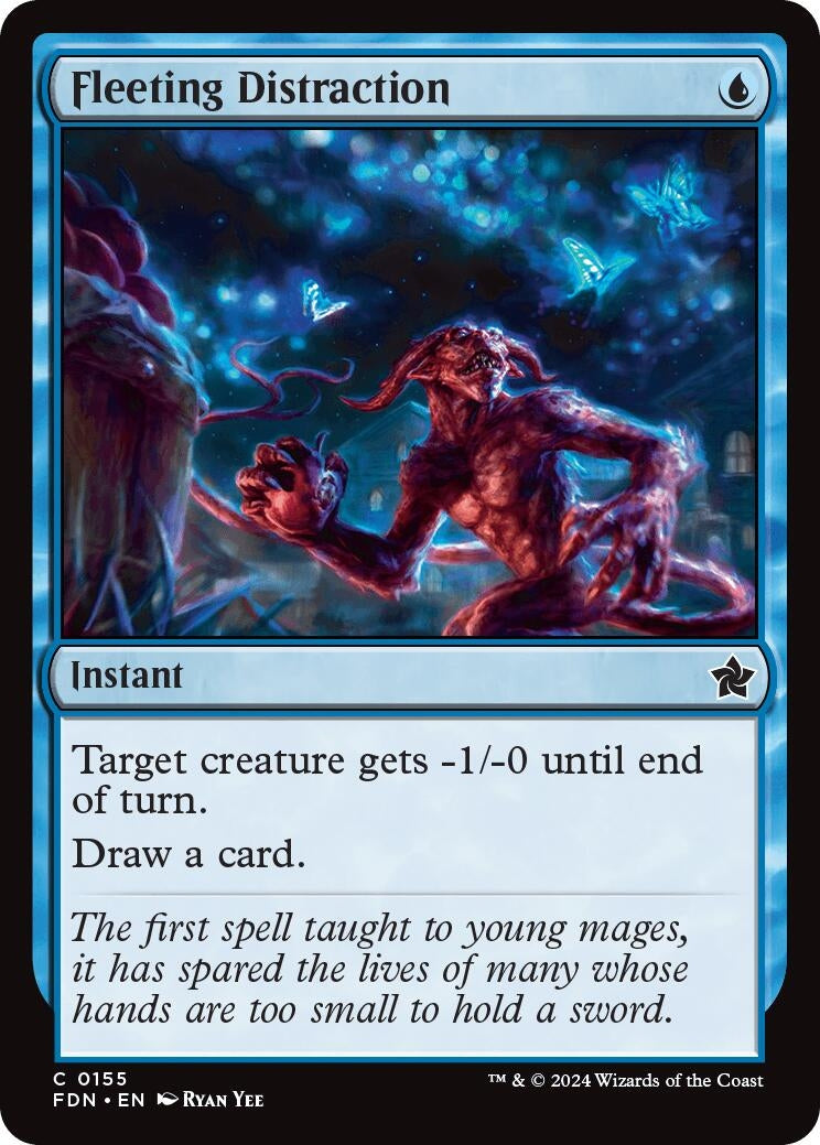 Fleeting Distraction (155) [FDN] - MTG Single