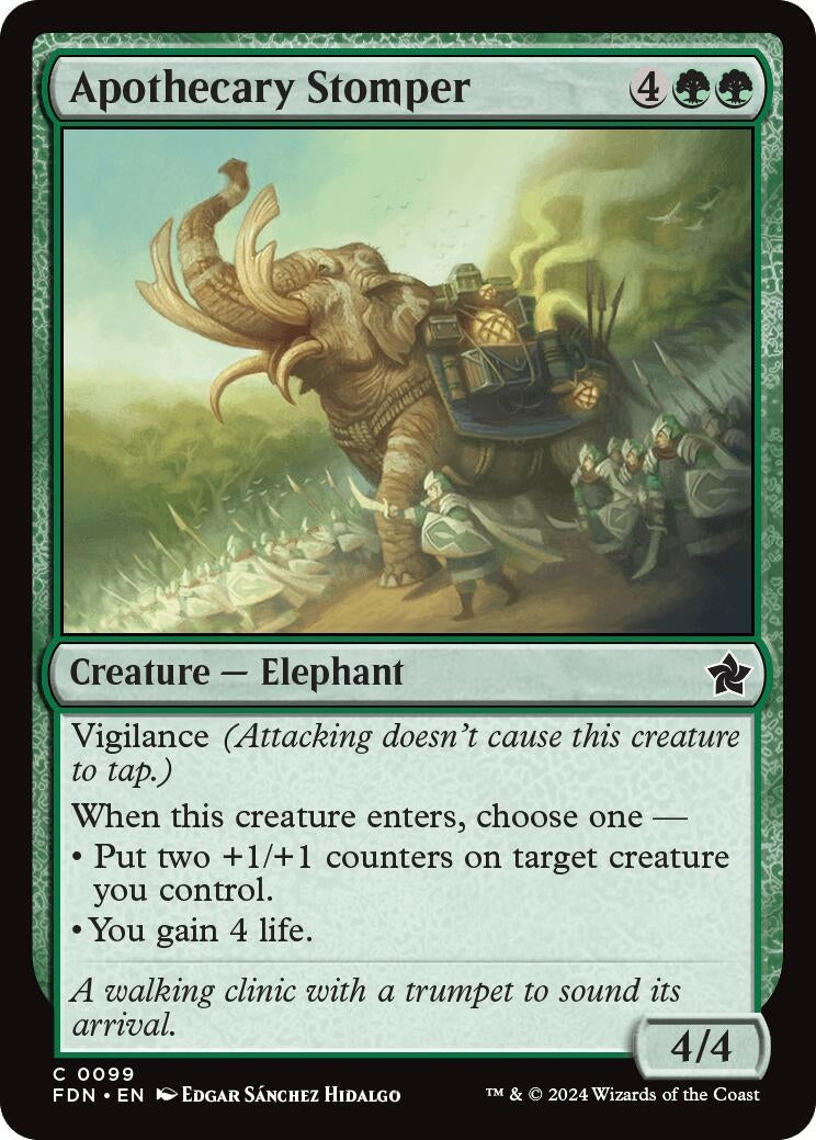 Apothecary Stomper (99) [FDN] - MTG Single