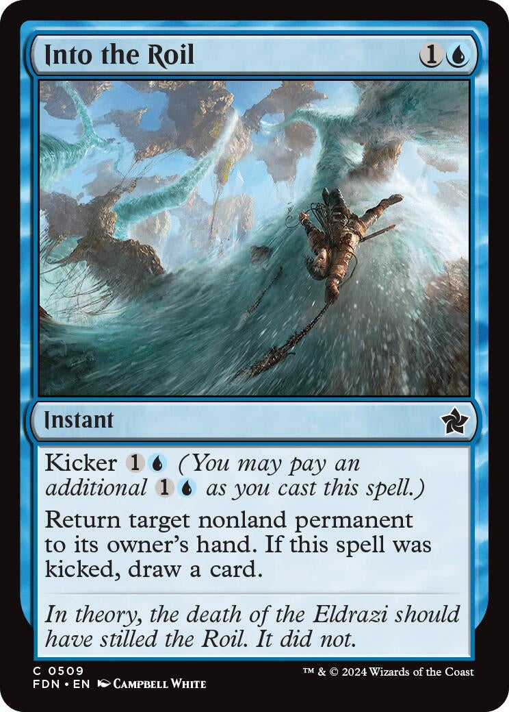 Into the Roil (509) [FDN] - MTG Single