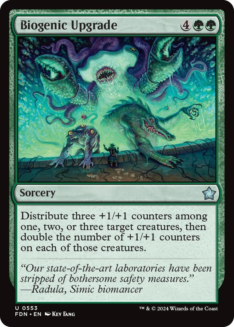Biogenic Upgrade (553) [FDN] - MTG Single
