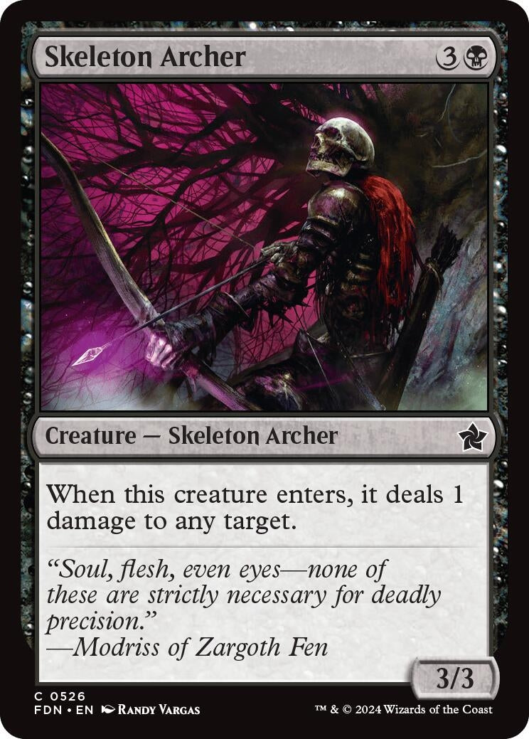 Skeleton Archer (526) [FDN] - MTG Single
