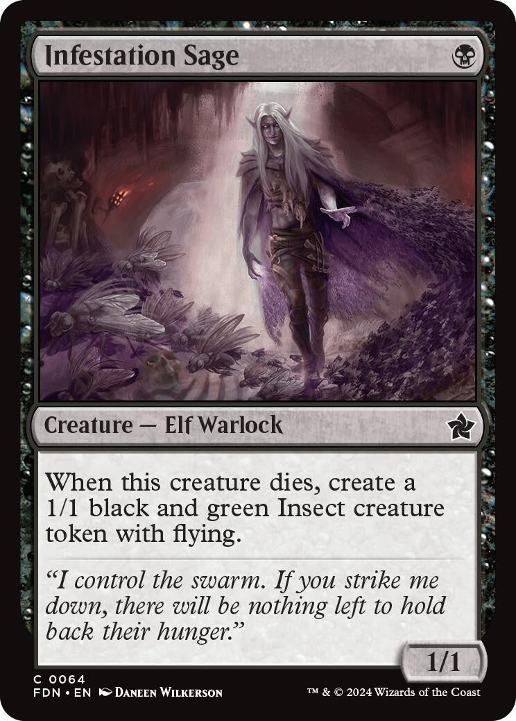 Infestation Sage (64) [FDN] - MTG Single
