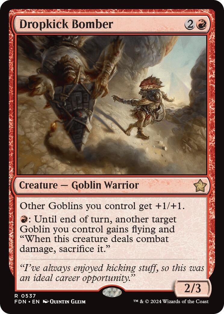 Dropkick Bomber (537) [FDN] - MTG Single