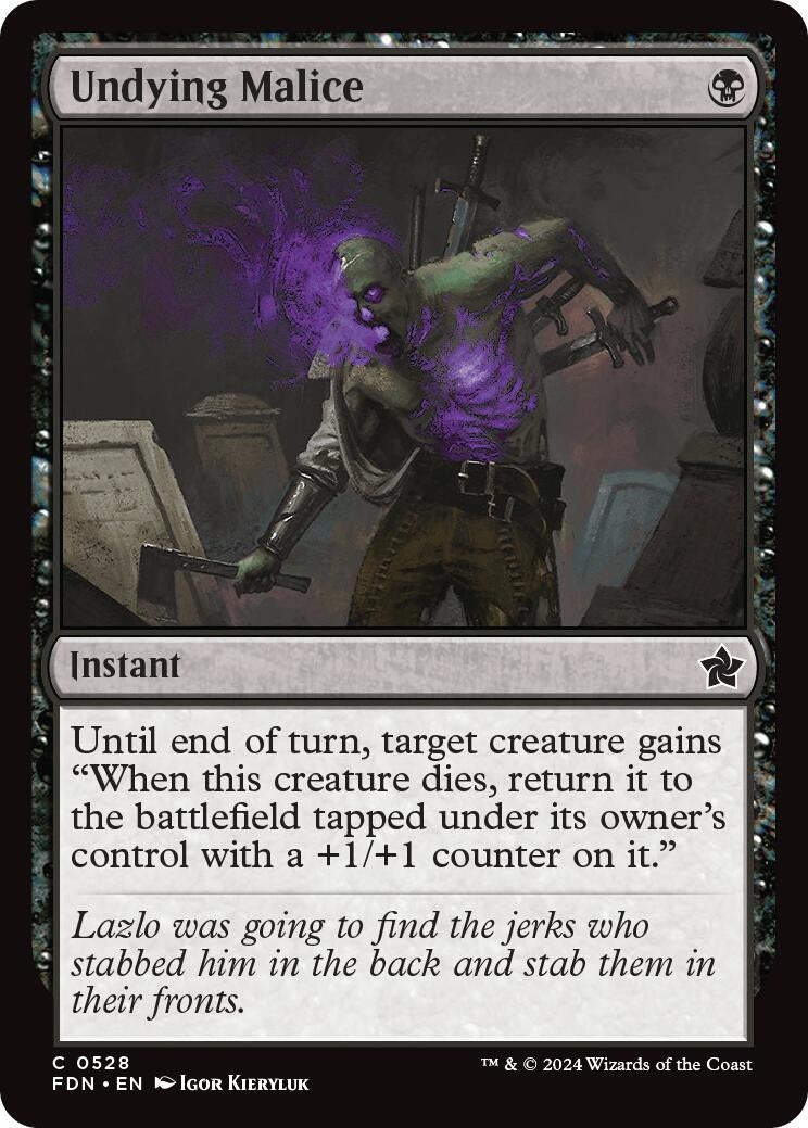 Undying Malice (528) [FDN] - MTG Single