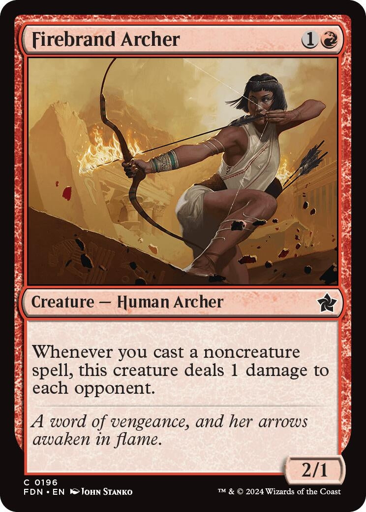 Firebrand Archer (196) [FDN] - MTG Single