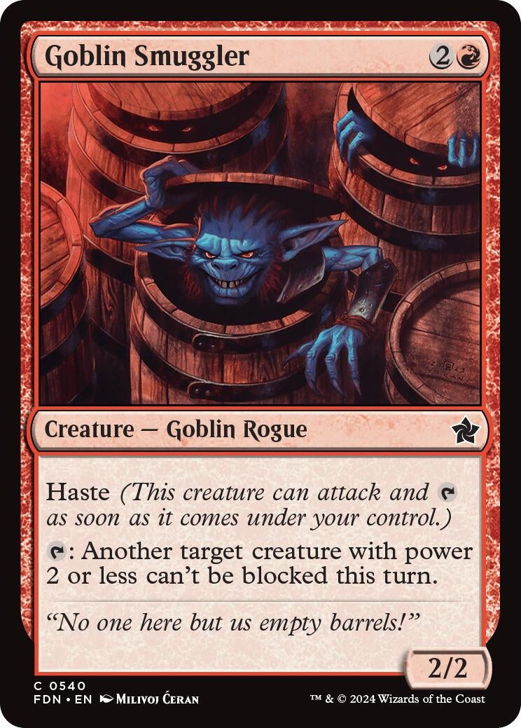 Goblin Smuggler (540) [FDN] - MTG Single
