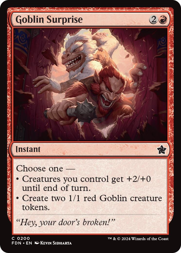 Goblin Surprise (200) [FDN] - MTG Single