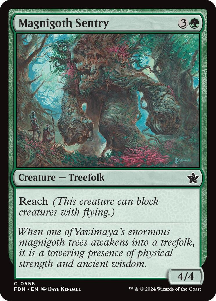 Magnigoth Sentry (556) [FDN] - MTG Single
