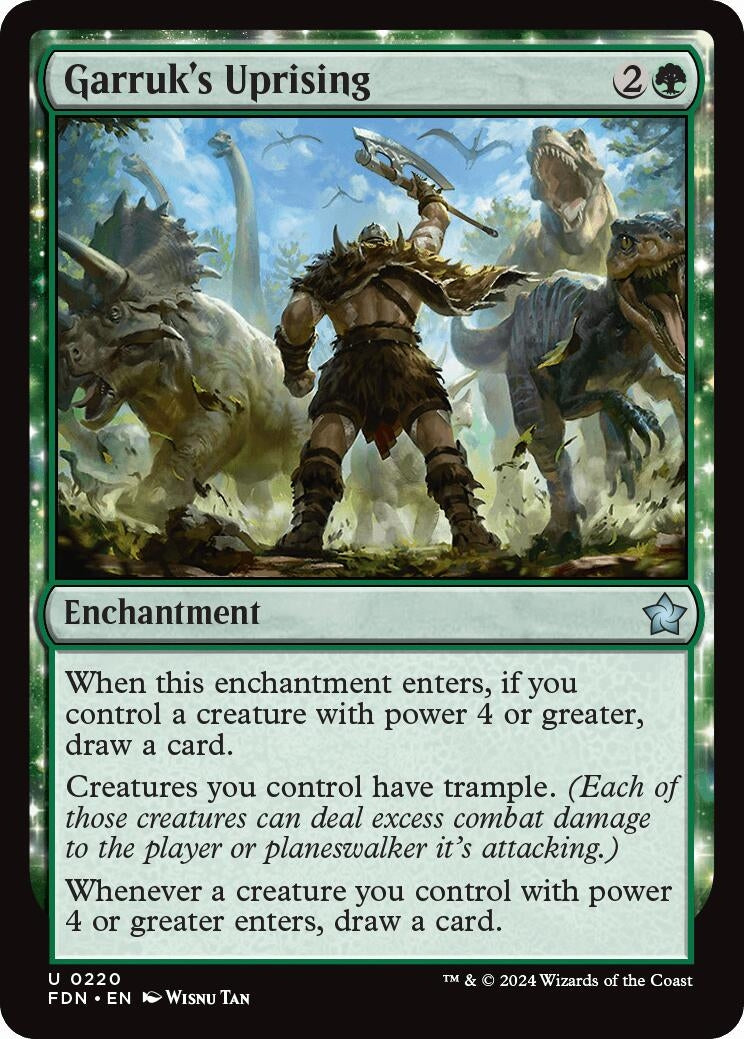 Garruk’s Uprising (220) [FDN] - MTG Single