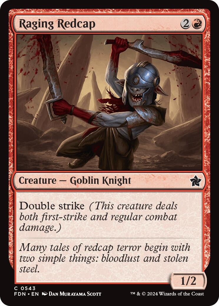 Raging Redcap (543) [FDN] - MTG Single