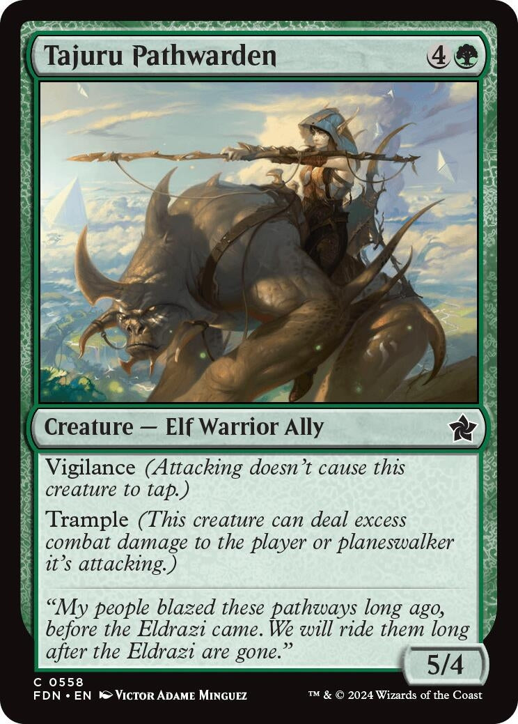 Tajuru Pathwarden (558) [FDN] - MTG Single