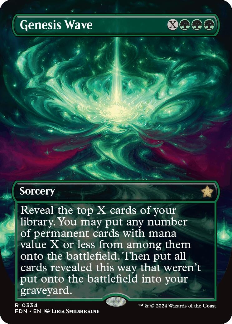 Genesis Wave (Borderless) (334) [FDN] - MTG Single