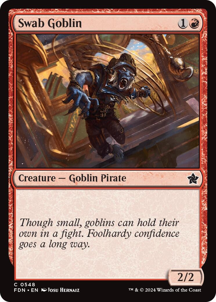 Swab Goblin (548) [FDN] - MTG Single