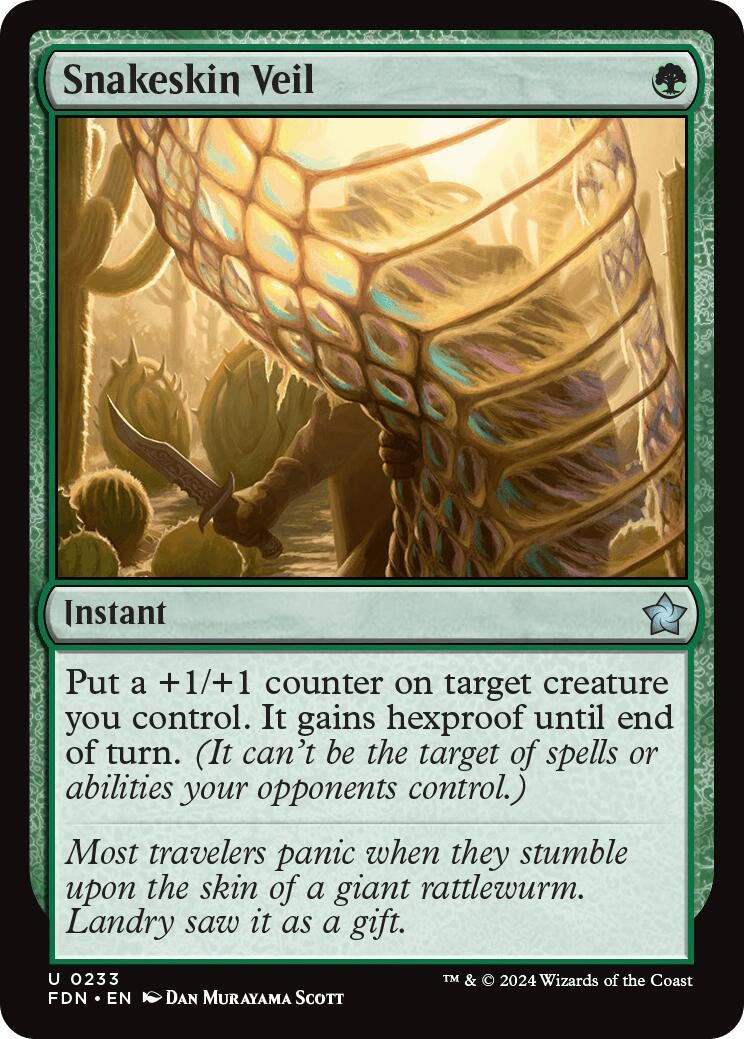 Snakeskin Veil (233) [FDN] - MTG Single
