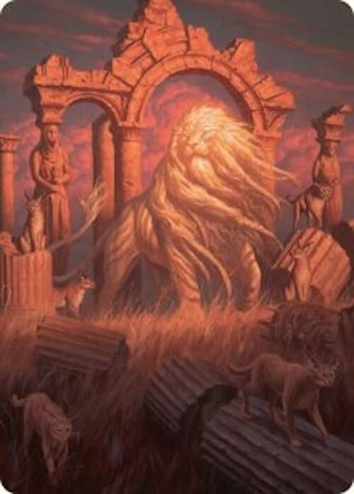 Arahbo the First Fang Art Card (26/54) (26) [ASFDN] - MTG Single