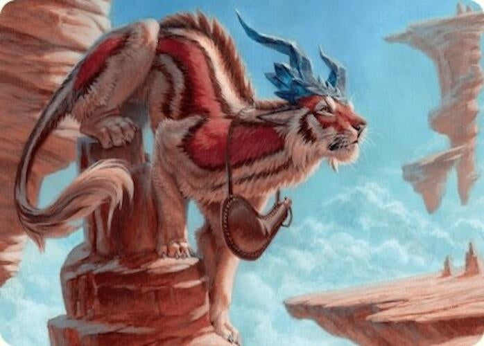 Felidar Savior Art Card (3/54) (12) [ASFDN] - MTG Single