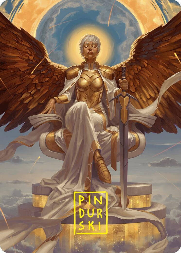 Herald of Eternal Dawn Art Card (27/54) (Gold-Stamped Signature) (27) [ASFDN] - MTG Single