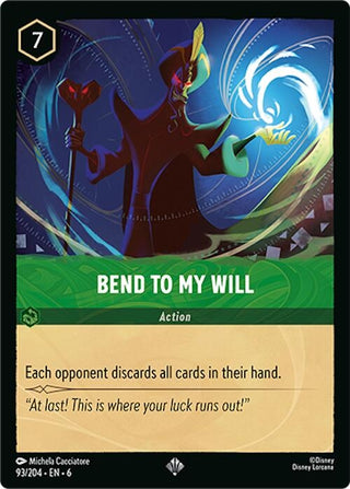 Bend to My Will (93) (6) - Disney Lorcana Single