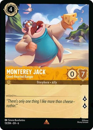 Monterey Jack - Good-Hearted Ranger (13) (6) - Disney Lorcana Single