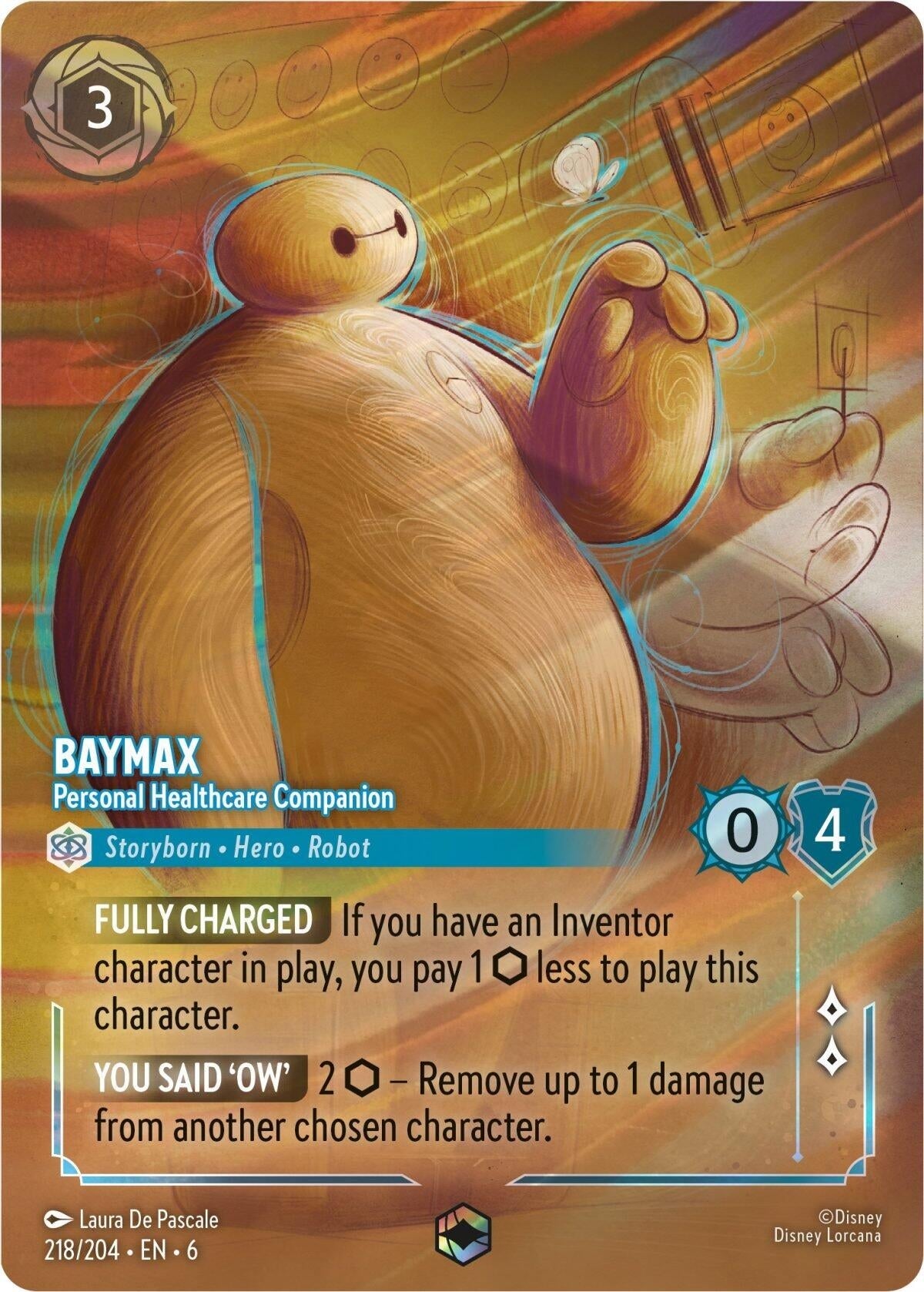 Baymax - Personal Healthcare Companion (Enchanted) (218) (6) - Disney Lorcana Single