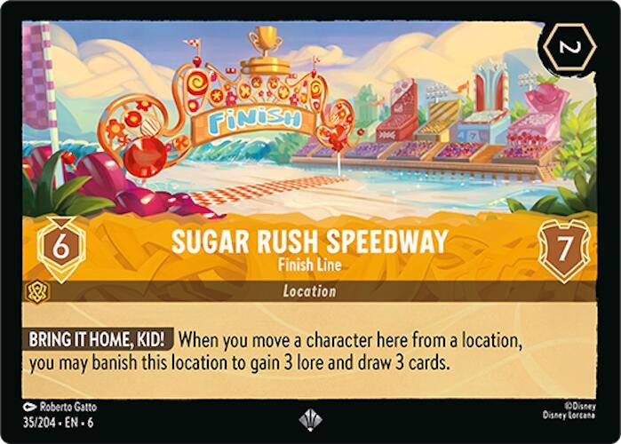 Sugar Rush Speedway - Finish Line (35) (6) - Disney Lorcana Single