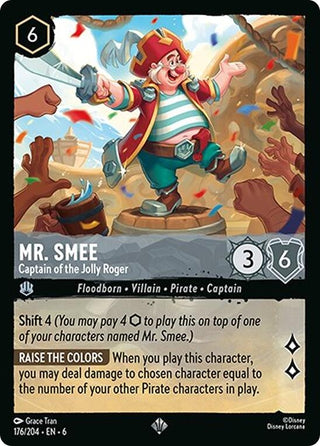 Mr. Smee - Captain of the Jolly Roger (176) (6) - Disney Lorcana Single